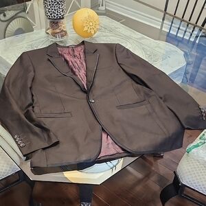 Kenzo Wool Blend Mens One Button Blazer Jacket 48